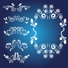 calligraphic design elements 1