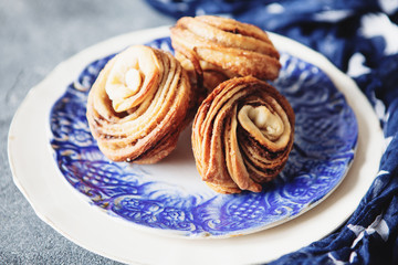 Fresh baked cruffin