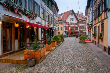Strasbourg. Petite France district in the old city.