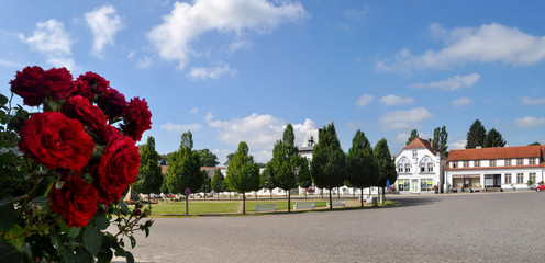 Rosenstadt Putbus, Stadtansicht vom Markt,  Insel Rügen