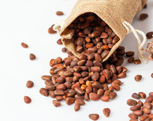 pine nuts in the bag