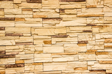 Stone walls around the house