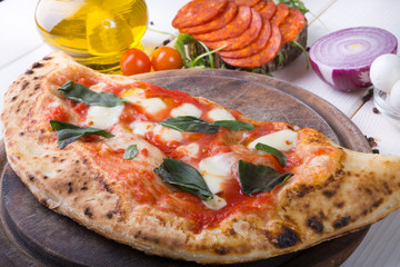 Fresh calzone pizza