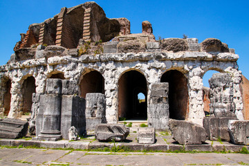 Santa Maria Capua Vetere Amphitheater in Capua city, Italy