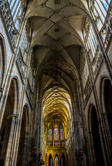 Древний готический собор Святого Вита в Праге, Чехия