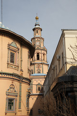 Fototapeta premium Saints Peter and Paul Cathedral in Kazan, Tatarstan, Russian Federation 