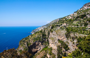 travel in Italy series - view of beautiful Amalfi Coast