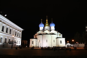 Annunciation Cathedral in Kazan Kremlin, Tatarstan. Russia.