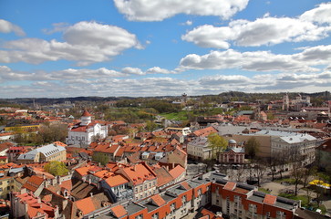 Naklejka na ściany i meble Old town of Vilnius