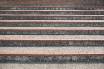 Old Abstract modern concrete stairs to building