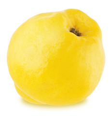 Ripe apple-quince isolated