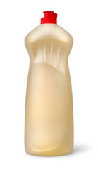 Plastic bottle with detergent