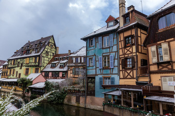 Fototapeta na wymiar Typical houses of Colmar