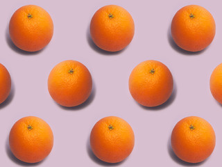 Orange fruits pattern