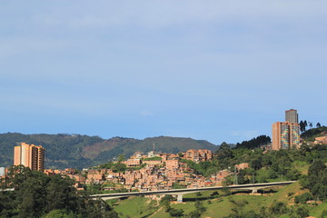 Panorámica sector centro-oriental. Medellín, Antioquia, Colombia. 