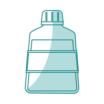 recommend clip art: green shading silhouette cartoon mouthwash for dental care vector illustration