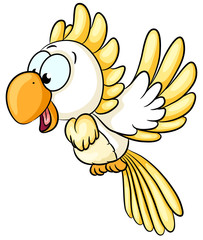 Niedlicher Kakadu Vektor Illustration © Christine Wulf