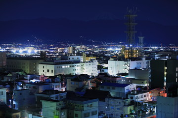 Obraz premium 甲府夜景