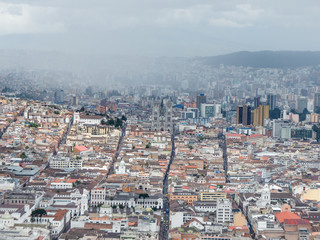 Skyline Quito (San Francisco de Quito) Ecuador Pichincha