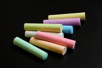 Colorful crayons