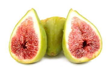 Figs on a white background