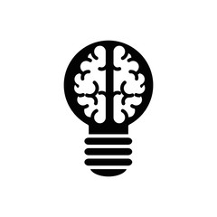 Big idea bulb symbol icon vector illustration graphic design