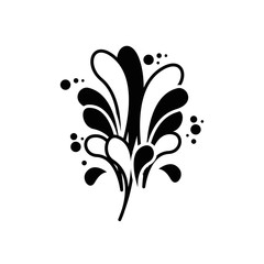 Creative paint splash icon vector illustration graphic design