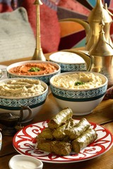 Variety of Lebanese Food