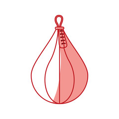 Boxing bag equipment icon vector illustration graphic design