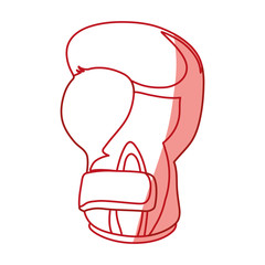 Boxing glove equipment icon vector illustration graphic design