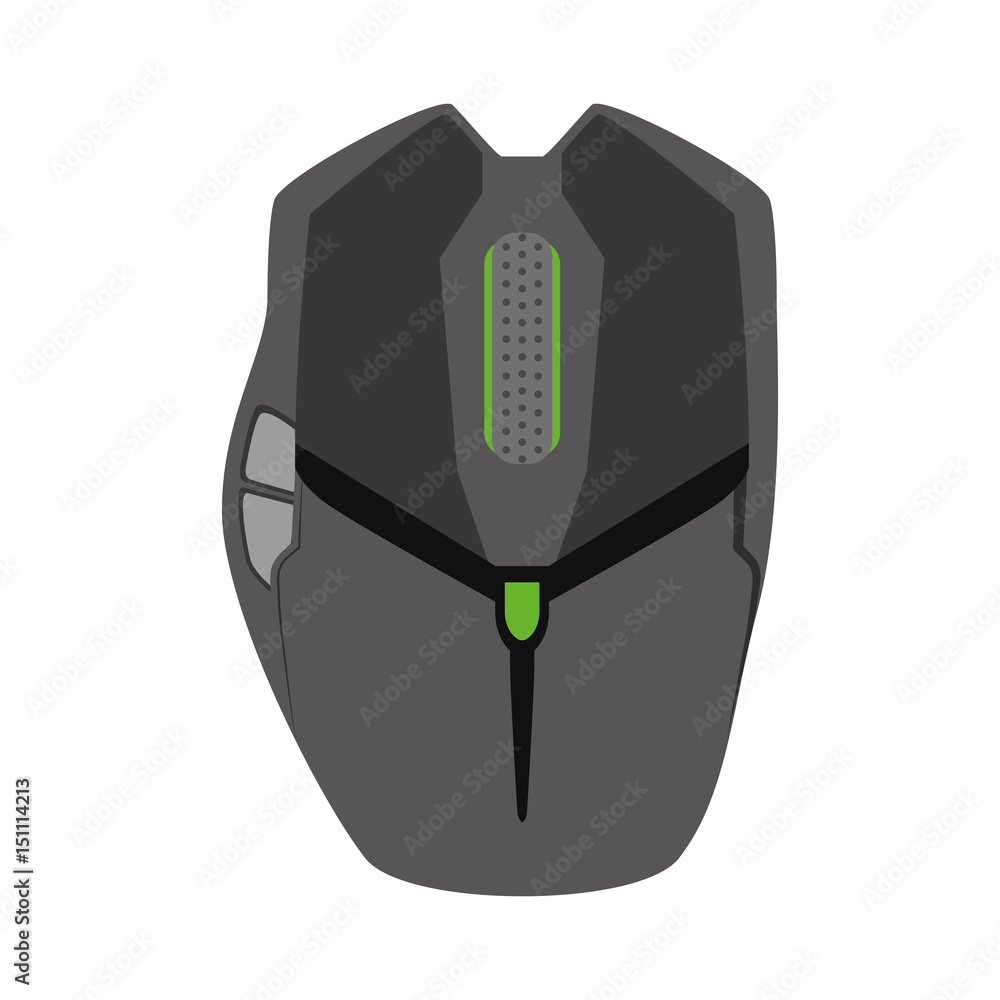 Poster mouse computer device icon vector illustration graphic design