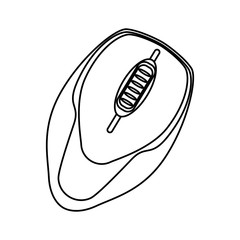 Mouse computer device icon vector illustration graphic design