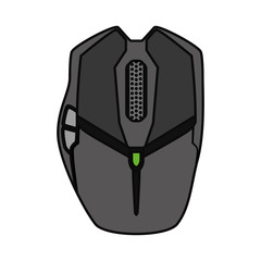 Mouse computer device icon vector illustration graphic design