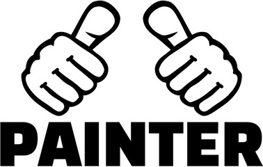 Painter with thumbs