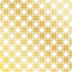Golden seamless pattern background