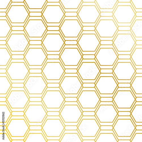 "Golden seamless pattern background" Stock image and royalty-free