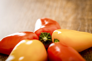 Paprika on the table.