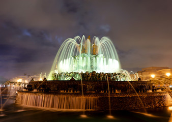 Fountain stone flower