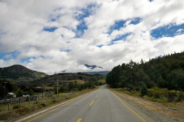 Carretera Austral,Ruta Pto. Ibañez Coyaique,Sur de Chile,