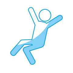 pictogram man icon over white background. vector illustration