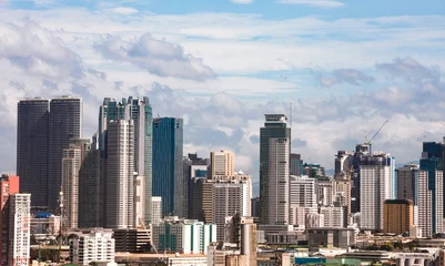 Gordijnen Manila capital city of the Philippines.  © kieferpix