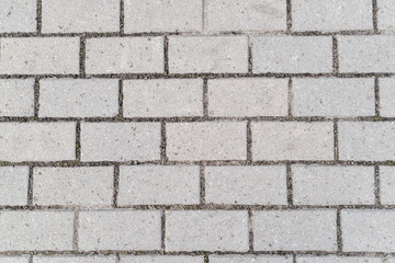 Background, texture brick wall, white color on the whole frame. Horizontal frame