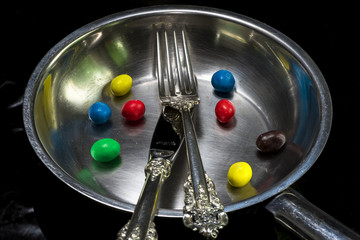 Sterling Silver and M & Ms