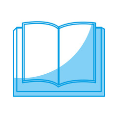 academic book icon over white background. vector illustration
