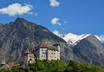 Fototapeta na wymiar Burg Gutenberg, Balzers, Liechtenstein