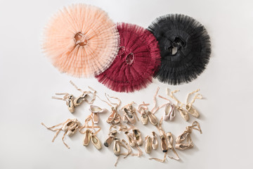 Tutus and ballet shoes