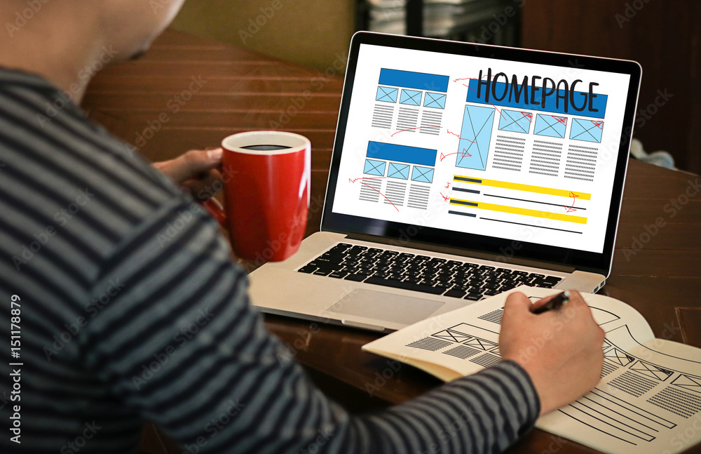 Poster homepage global address browser internet website design software media www domain html innovation te