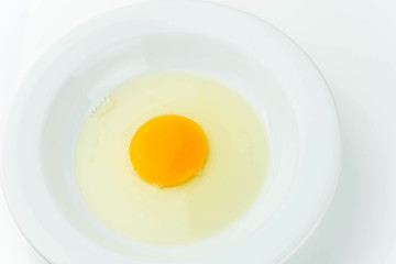 Egg, Egg protein, Egg raw, Eggs on a white plate background, Egg breakfast, Eggs for cooking