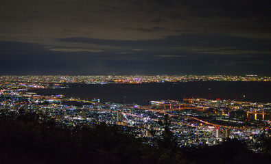 摩耶山から神戸の夜景
