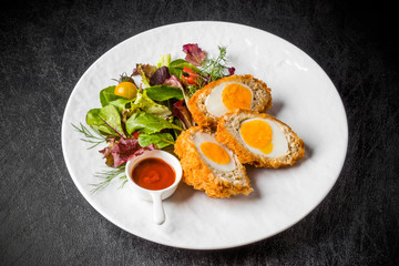 スコッチエッグ　イギリス料理　Scotch egg